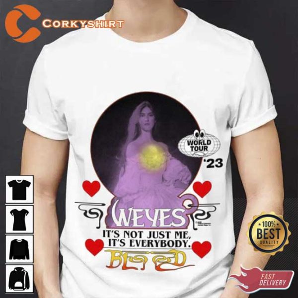 It’s Not Just Me It’s Everybody Weyes Blood World Tour T-shirt