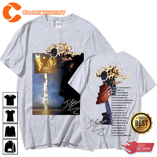 J Cole The Off Season Tour 2023 Two sides Shirt (2)