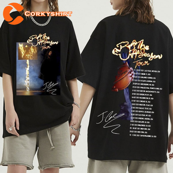 J Cole The Off Season Tour 2023 Two sides Shirt (3)