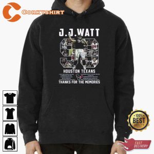 J.J. Watt 99 Houston Texas Signature T-Shirt