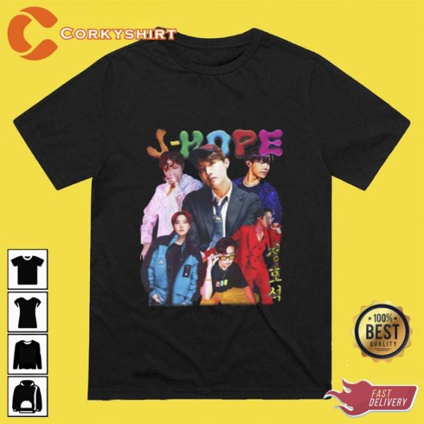 JHope Bangtan 90s Vintage BTS Unisex T-Shirt