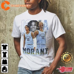 Ja Morant Memphis Grizzlies Basketball Unisex Shirt 1