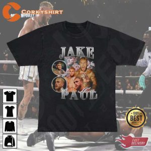 Jake Paul Stonewashed Adults 90’s Style T-Shirt