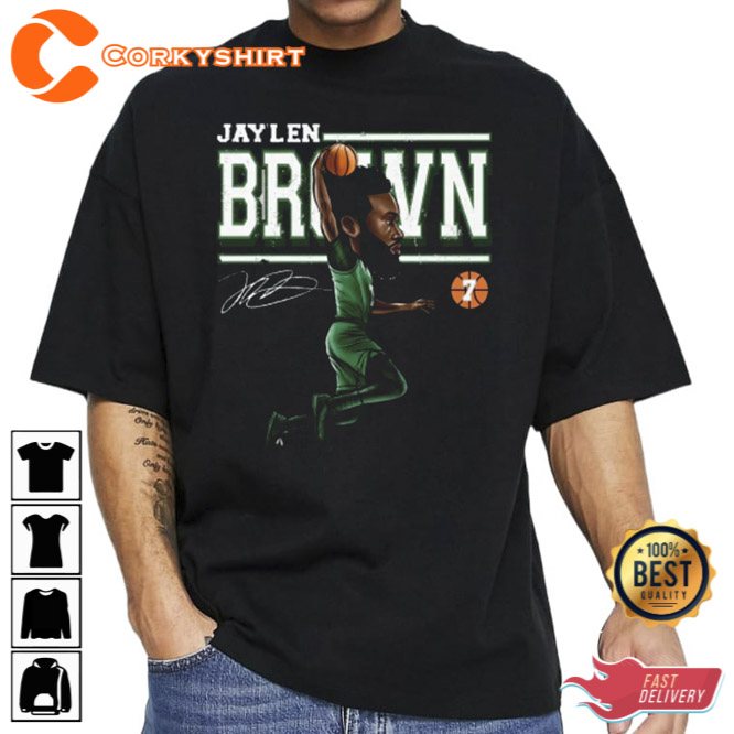 Limited Jaylen Brown Tshirt Basketball Shirt Vintage 90s Slam 