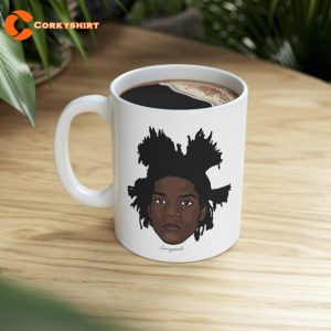 Jean Michel Basquiat Inspired Ceramic Mug Art Legend