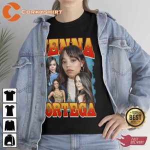 Jenna Ortega Wednesday Addams Unisex T-shirt4