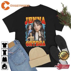 Jenna Ortega Wednesday Addams Unisex T-shirt5