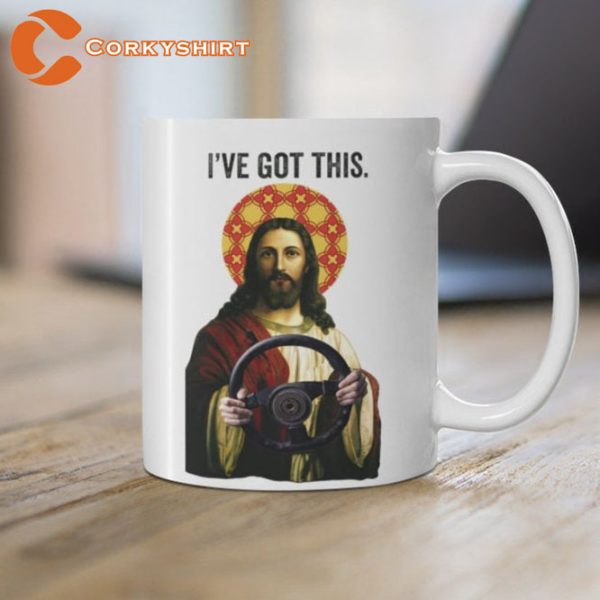 Jesus Take the Wheel Mug