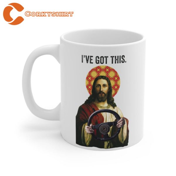 Jesus Take the Wheel Mug