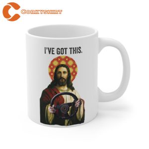 Jesus Take the Wheel Mug