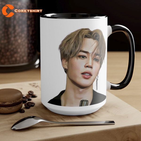 Jimin Work of Art Two Tone Coffee Mug