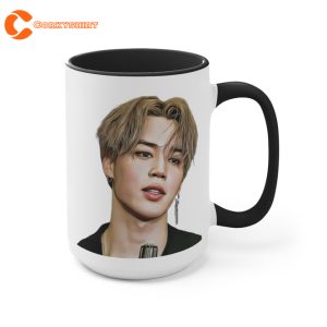 Jimin Work of Art Two Tone Coffee Mug