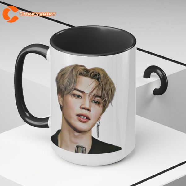 Jimin Work of Art Two Tone Coffee Mug