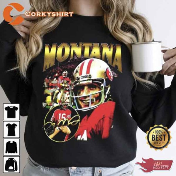 Joe Montana Bootleg Vintage New Trending Shirt