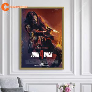 John Wick Keanu Reeves Poster Home Decor