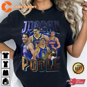 Jordan Poole Shirt Basketball Player MVP Slam Dunk Shirt