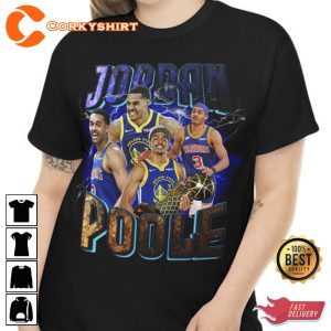 Jordan Poole Shirt Basketball Player MVP Slam Dunk Shirt2