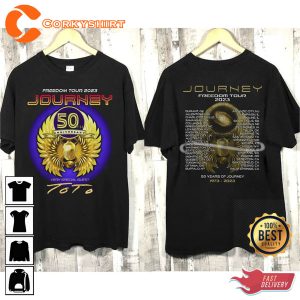 Journey 2023 Freedom Tour 2 Sides Sweatshirt