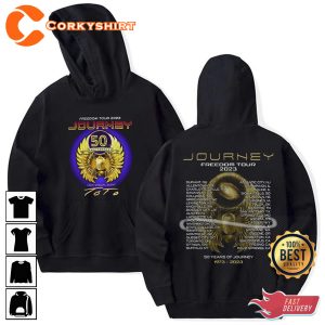 Journey 2023 Freedom Tour 2 Sides Sweatshirt