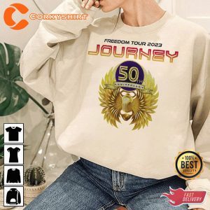 Journey 2023 Freedom World Tour Music T-shirt 2