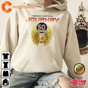 Journey 2023 Freedom World Tour Music T-shirt 7