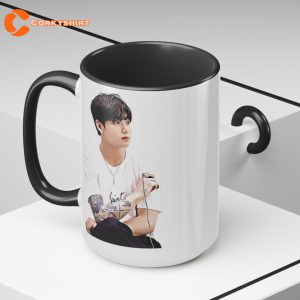 Jungkook Tattoo Arm Art Two Tone Coffee Mugs