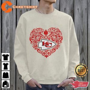 KC Chiefs In My Heart Shirt Gift For Football Fan