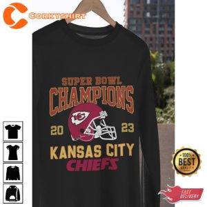 KC Chiefs Super Bowl Champions 2023 Football Sports Design Shirt
