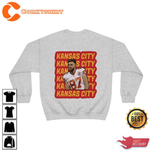 Kansas City Chiefs Sweatshirt Kansas City Football Travis Kelce Chiefs Football Tee