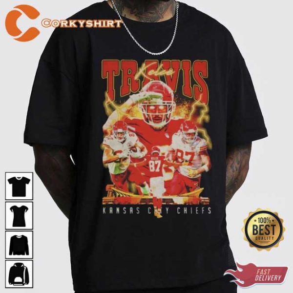 Kansas City Chiefs Travis Kelce Football Player T-shirt