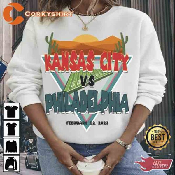 Kansas City Chiefs vs Philadelphia Eagles Super Bowl Sweatshirt