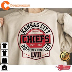 Kansas City Football Est 1960 Super Bowl LVII 2023 Shirt