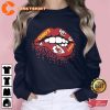 Kansas City Football Lip Tee Gift For Football Fan Shirt