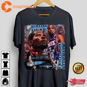 Kevin Durant Brooklyn Nets Barclay Center Unisex Basketball Lover T-Shirt