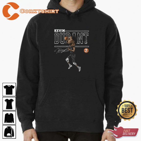 Kevin Durant Cartoon Basketball Bootleg Shirt