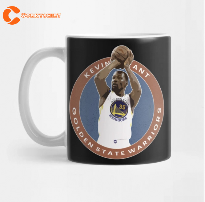 Kevin Durant Golden State Warriors 35 Basketball Mug
