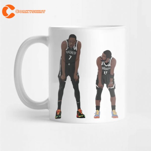 Kevin Durant and Kyrie Irving Brooklyn Nets Mug