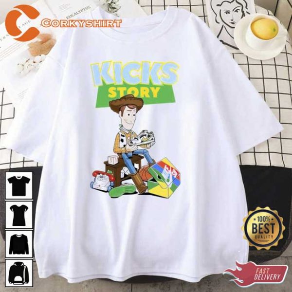 Kicks Story Woody Toy Story Love Sneakers Shirt