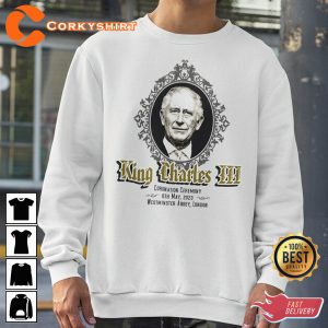 King Charles III 6 May Coronation Souvenir London Shirt