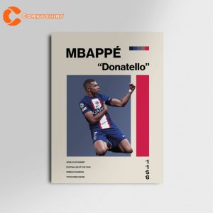 Kylian Mbappe Donatello Poster (1)