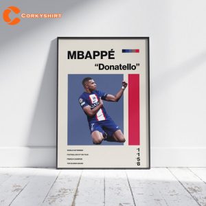 Kylian Mbappe Donatello Poster