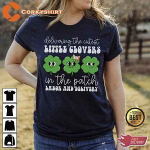 Labor and Delivery Nurse St Patricks Day T-shirt3