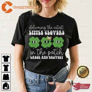 Labor and Delivery Nurse St Patricks Day T-shirt5