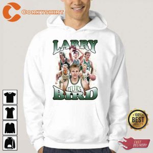 Larry Bird Art The Celtics Legend Basketball Hoodie (1)