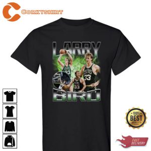 Larry Bird Art The Celtics Legend Basketball Shirt