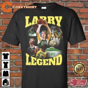 Larry Bird Boston Celtics Basketball Vintage Tee
