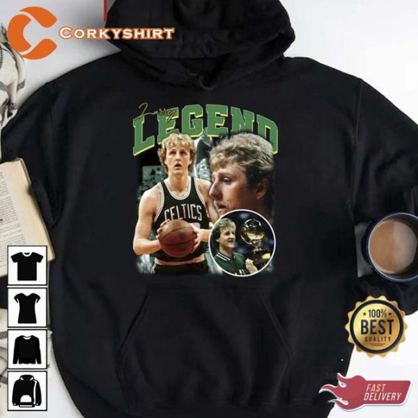 Larry Bird Celtics Champion Legend Basketball Shirt