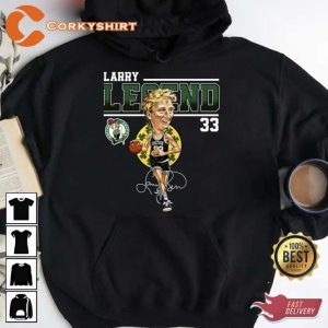 Larry Bird Legend Basketball Air Bird Signature Hoodie