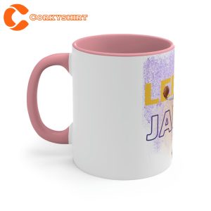 LeBron James Basketball Sport Lakers Accent Coffee Mug