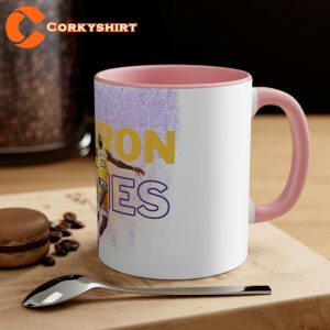 LeBron James Basketball Sport Lakers Accent Coffee Mug